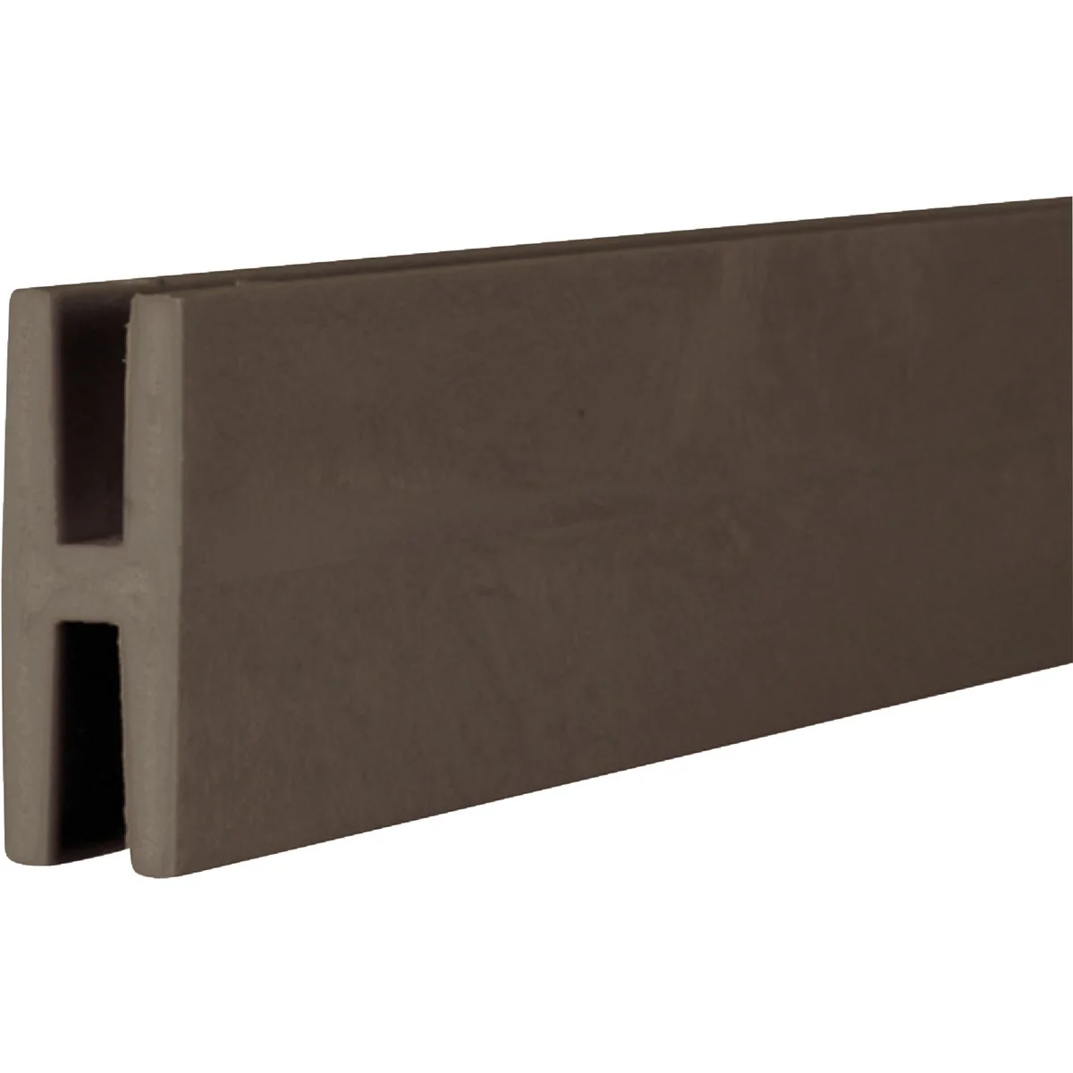Original Dimensions 2-1 8 In W x 95-1 2 In L x 3 4 D Dark Brown Vinyl Panel H-Divider Crafted