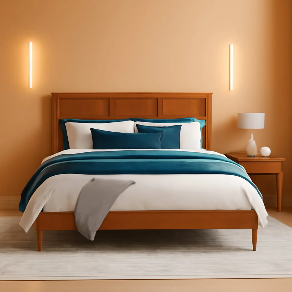 Durable Charlotte King Solid Hardwood Platform Bed Hazelnut Innovative