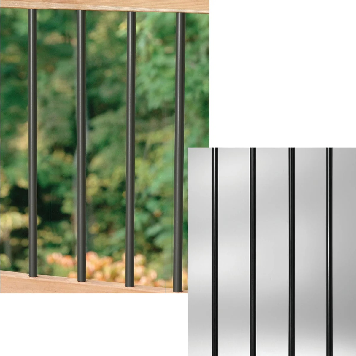 Flexible Deckorators 32 In. Bronze Aluminum Classic Baluster 10-Pack Trusted