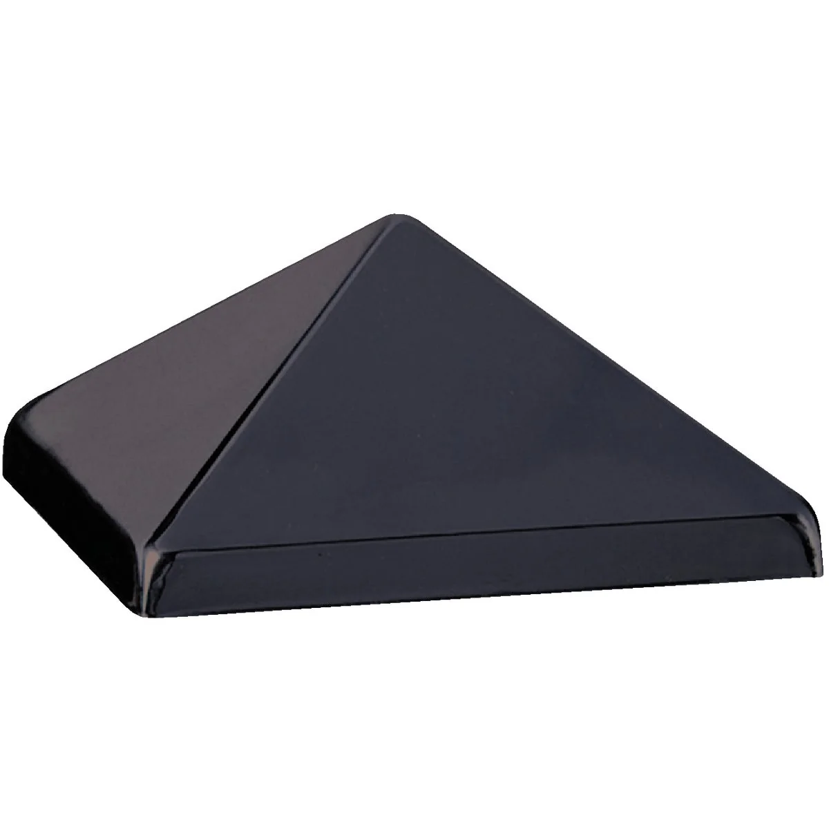 Long-Lasting Deckorators 4 In. x 4 In. Metal Black Post Cap Carefully Designed