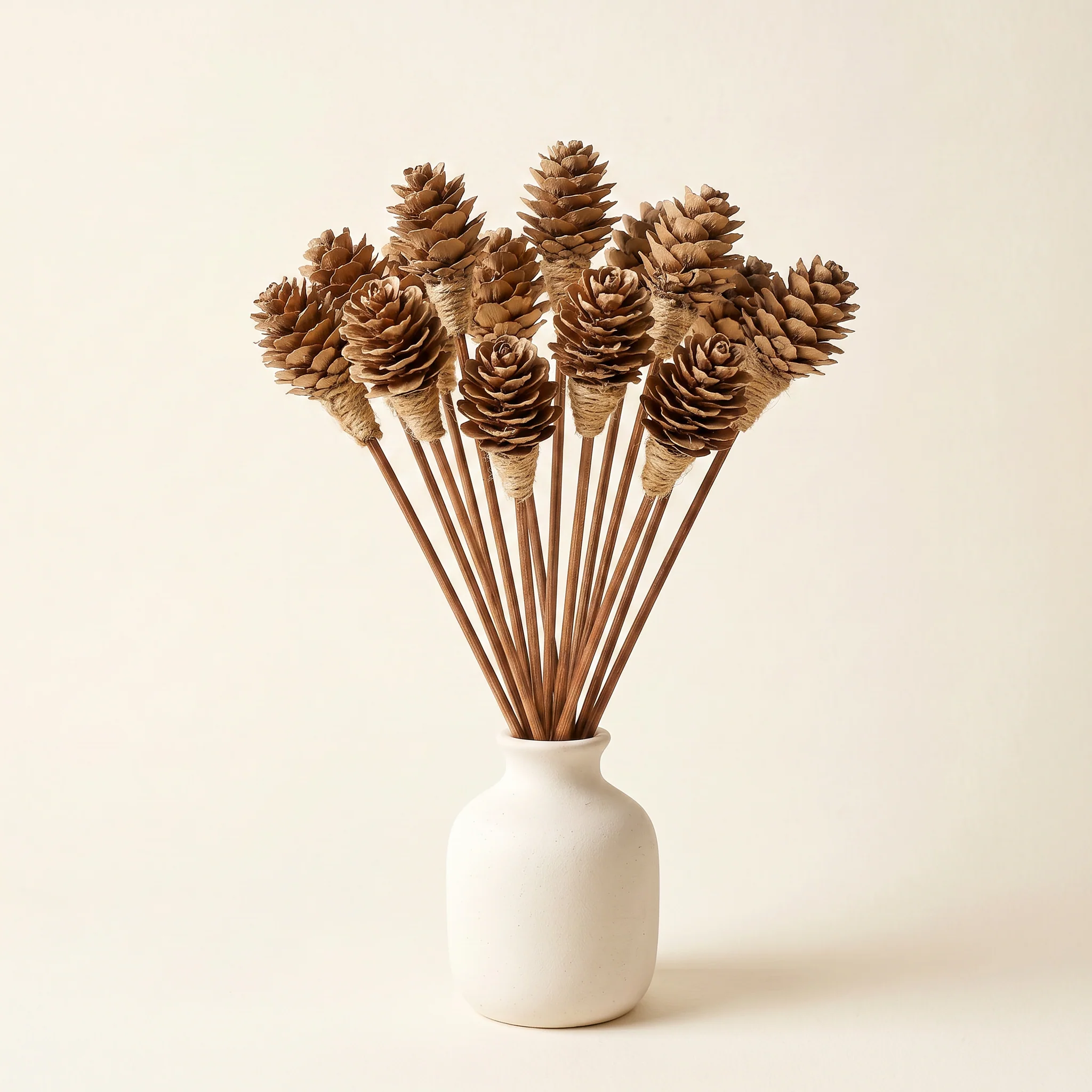 Sustainable Mini Pinecone Reed Diffuser Sticks 9 — 16 Pack Specialty