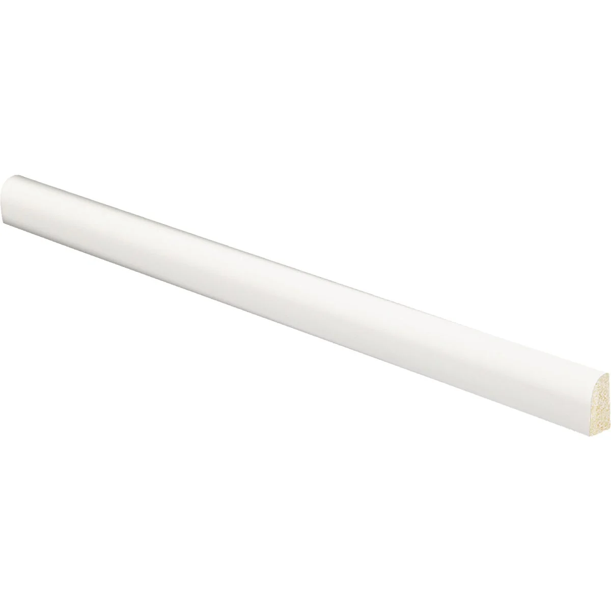 Dependable Inteplast Building Products 9 16 In. W. x 1 4 In. H. x 8 Ft. L. Crystal White Polystyrene Base Shoe Artisan