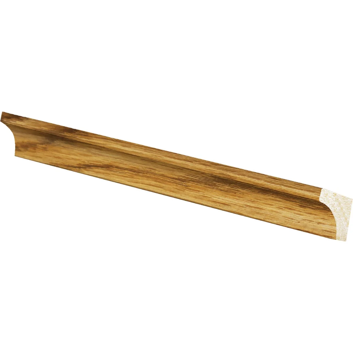 Modern Inteplast Building Products 11 16 In. W. x 11 16 In. H. x 8 Ft. L. Ultra Oak Polystyrene Cove Molding Proven