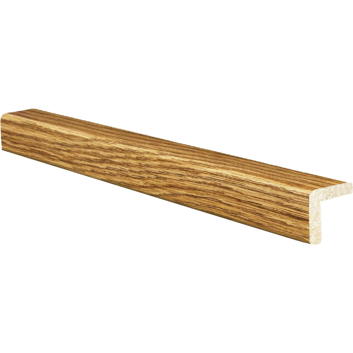 Classic Inteplast Building Products 15 16 In. W. x 15 16 In. H. x 8 Ft. L. Ultra Oak Polystyrene Large Outside Corner Molding Fine
