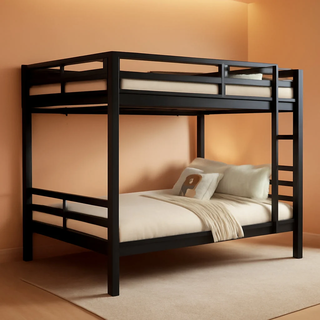 Outstanding Full Over Full Industrial Grade Metal Bunk Bed Ladder Durable