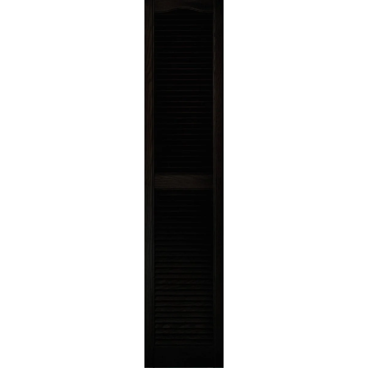 Elegant Builders Edge 15 In. x 67 In. Vinyl Louvered Shutter 2-Pack Fashionable