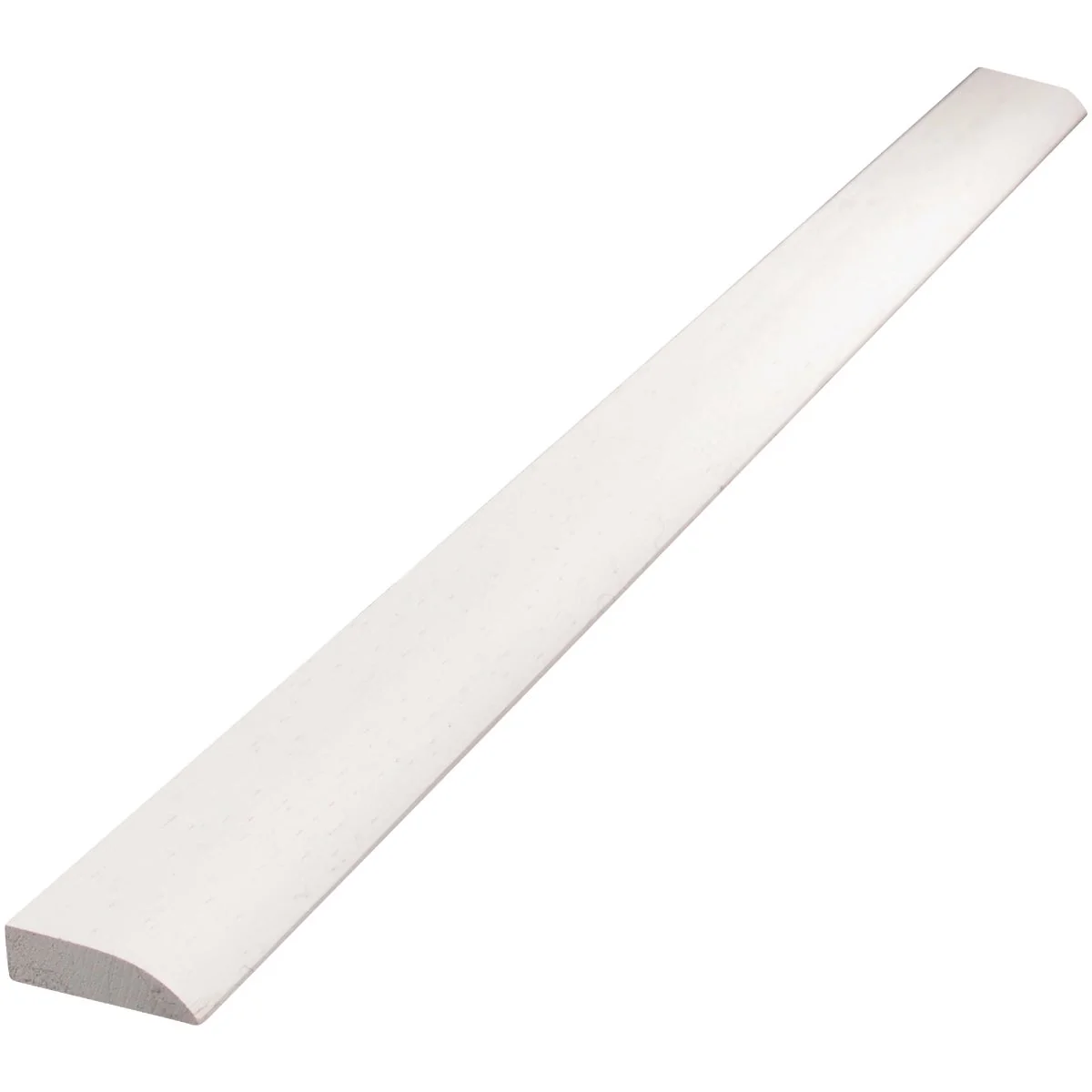 Outstanding Alexandria Moulding 7 16 In. W. x 1-3 8 In. H. x 7 Ft. L. White Finger Joint Pine Ranch Stop Molding Consistent