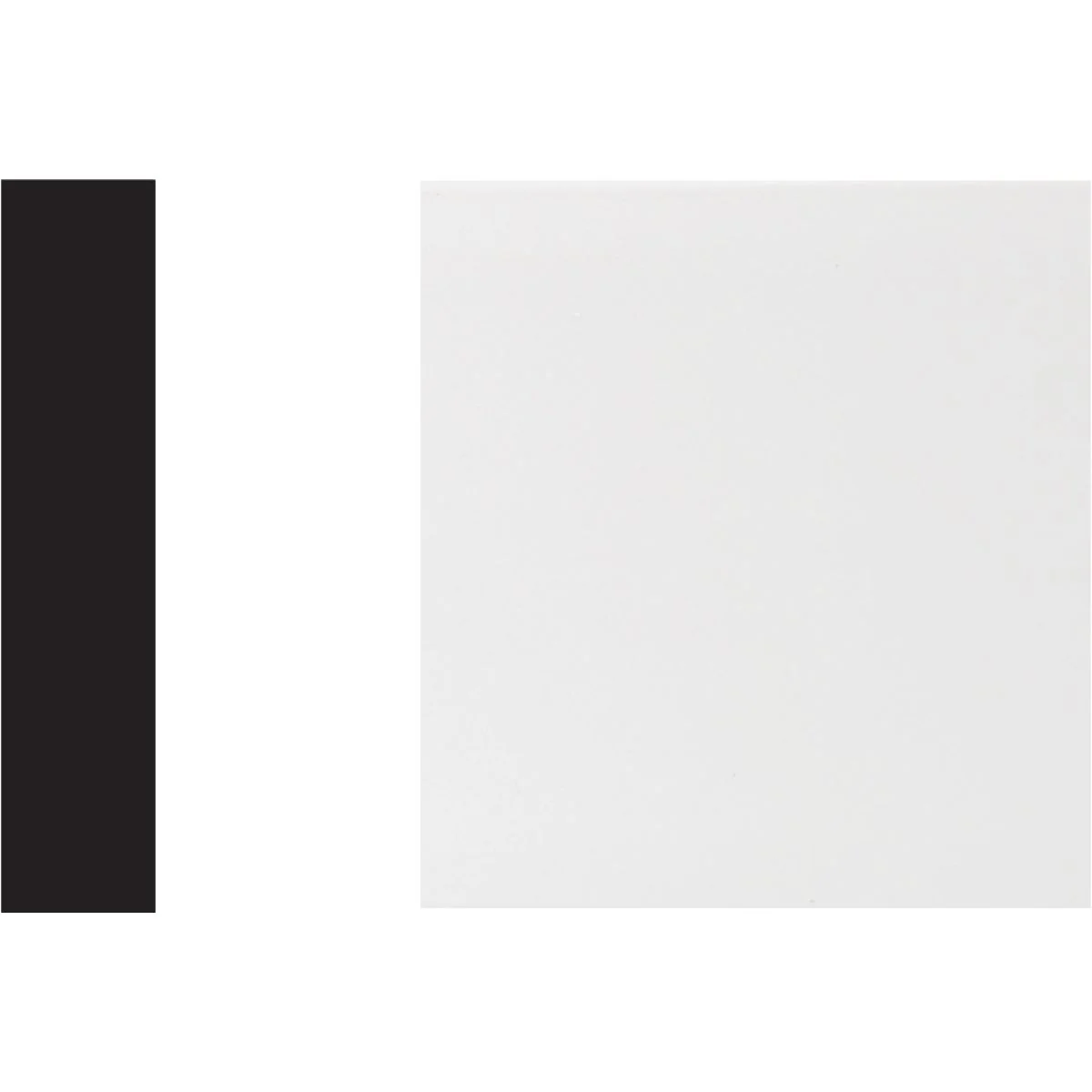 Premium Material Royal Trimplank 1 In. x 4 In. x 12 Ft. White PVC Board Modern