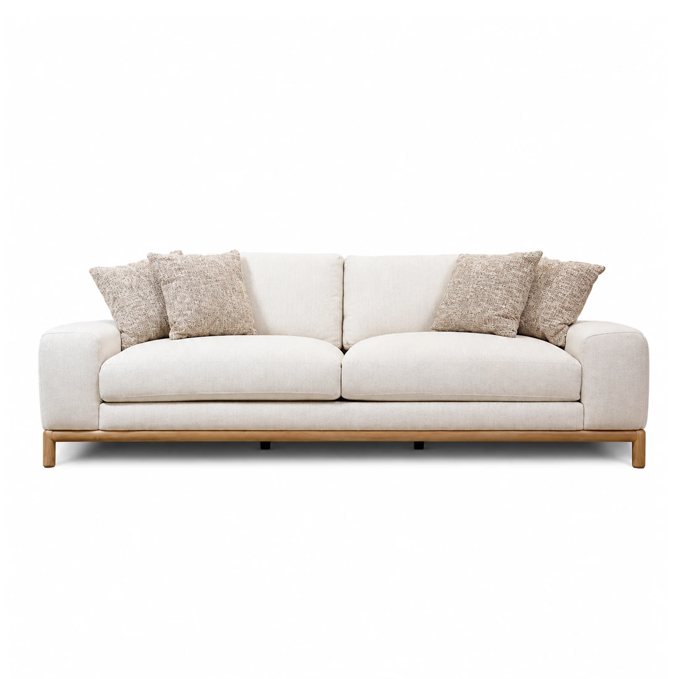 Fine Crafted Mylo Modern Comfort Sofa- 4 Seater Green