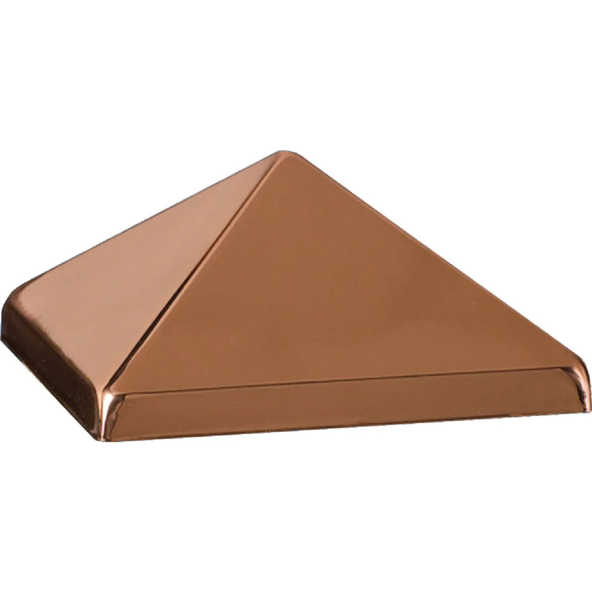 Reusable Deckorators 4 In. x 4 In. Metal Copper Post Cap Comfortable