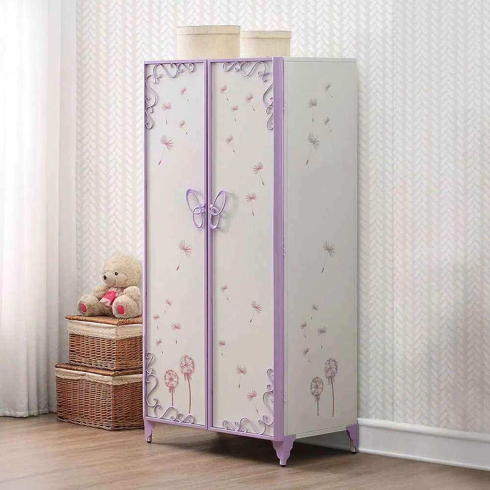 First-Class Priya II – Wardrobe – White Light Synthetic Leather Rple Powerful