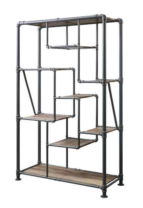 Advanced Brantley – Bookshelf – Antique Oak Sandy Gray Environmentally Friendly