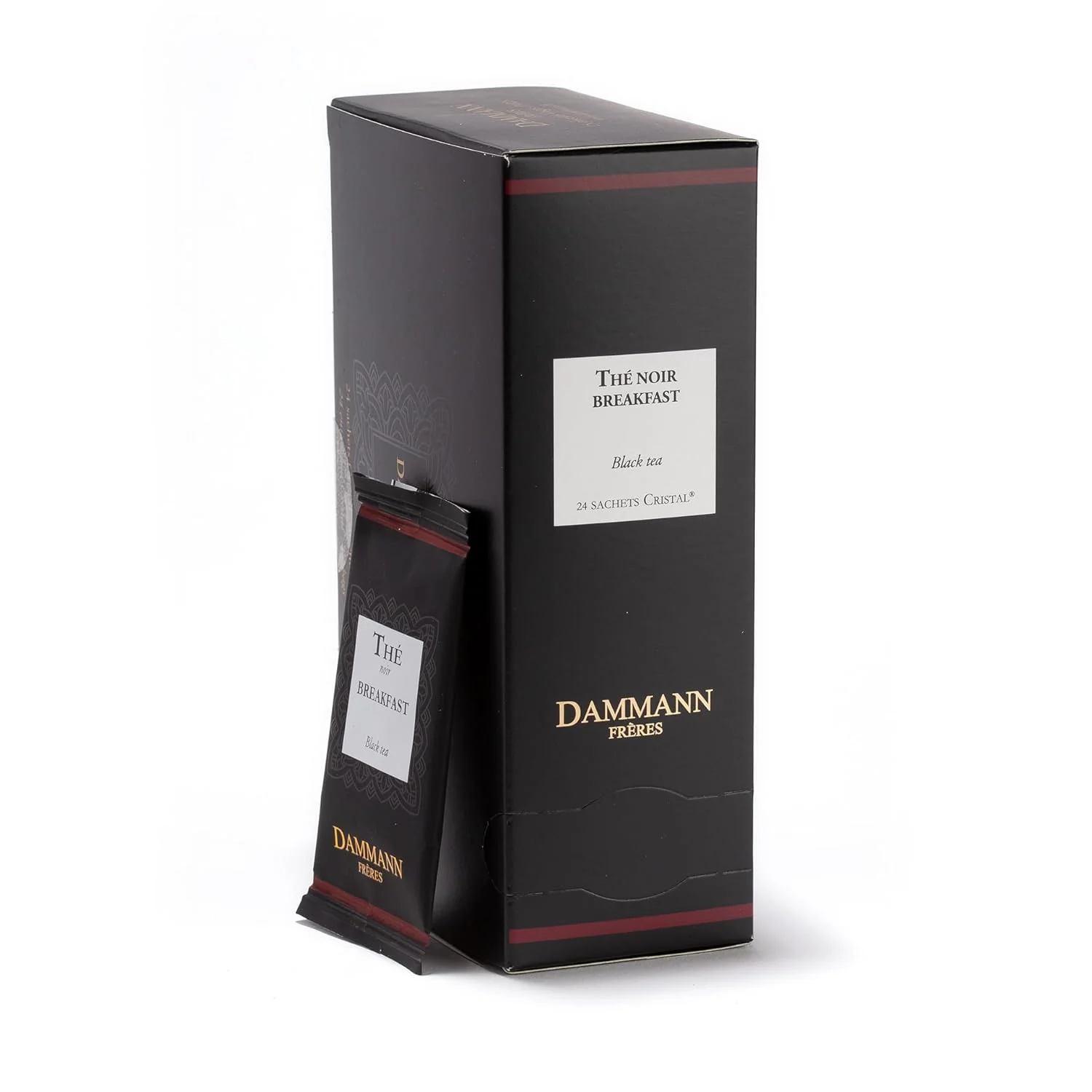 Sustainable Dammann Freres Satchets Breakfast Tea Bags Premium Gourmet French Black Tea Individually Wrapped 24 Count Single Pack Original Design