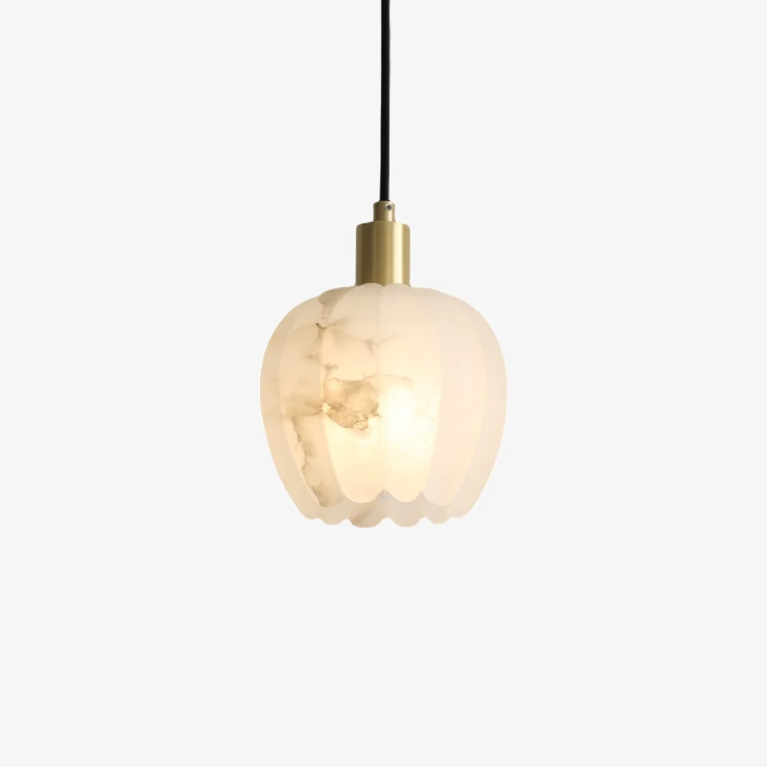 Superior Flower Marble Pendant Lamp Recyclable
