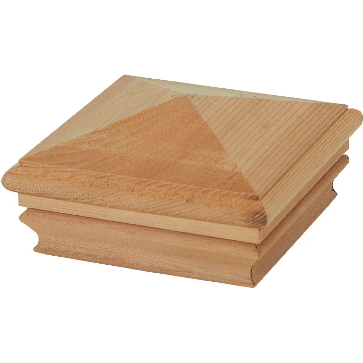 Original Deckorators 4 In. x 4 In. Cedar Press-On Post Cap Authentic