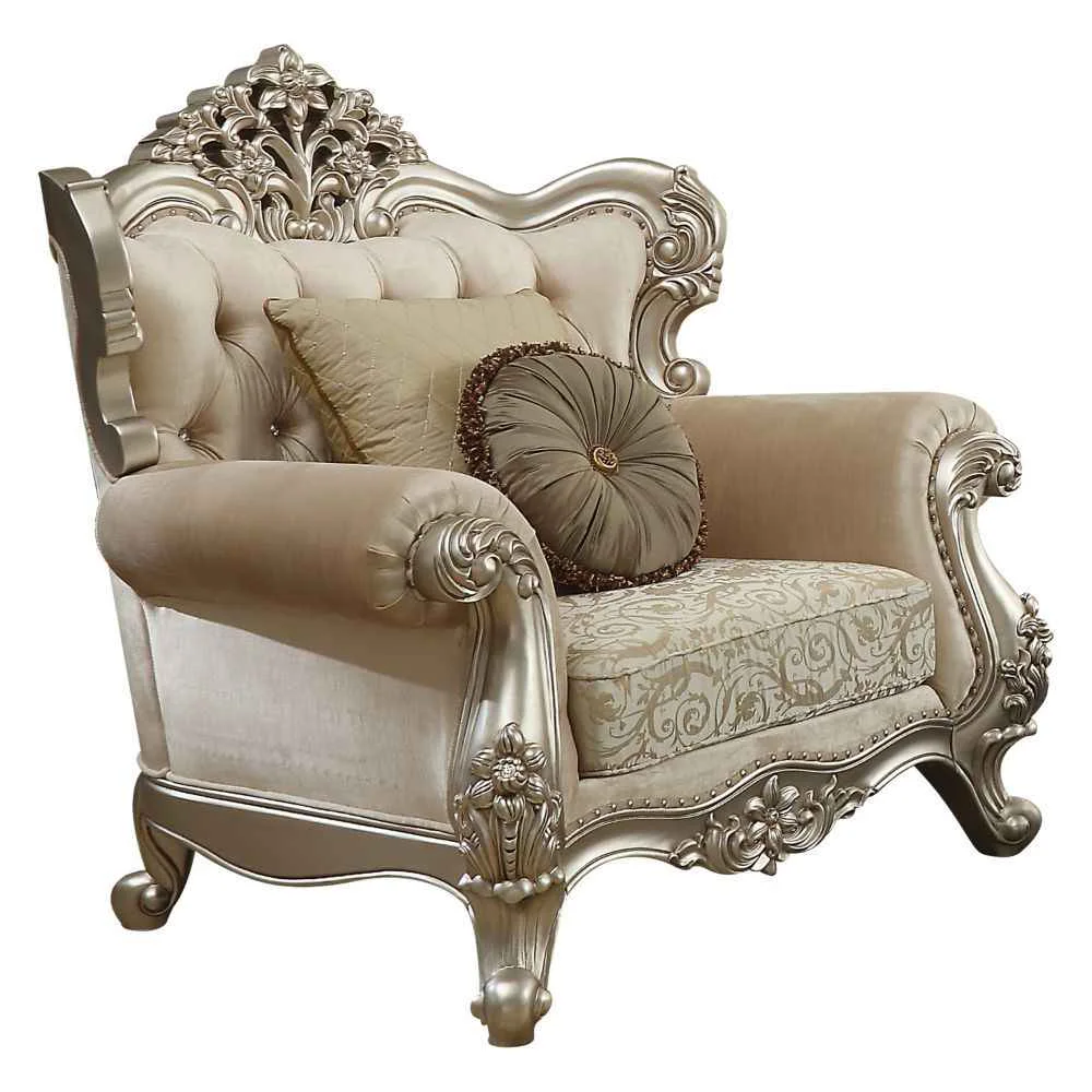 Specialty Bently – Chair With 2 Pillows Same Lv01581 – Fabric Champagne World-Class