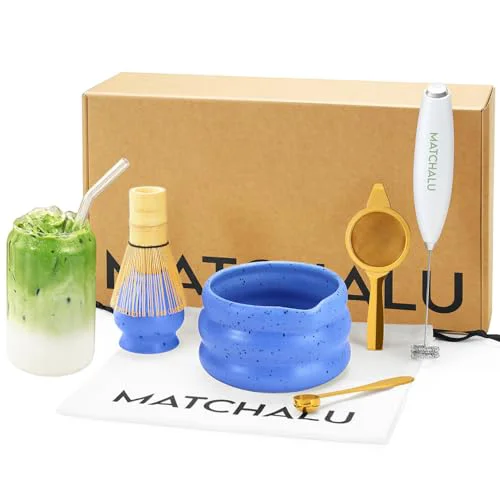 Superior Matcha Whisk Set With Ceramic Matcha Bowl Smooth
