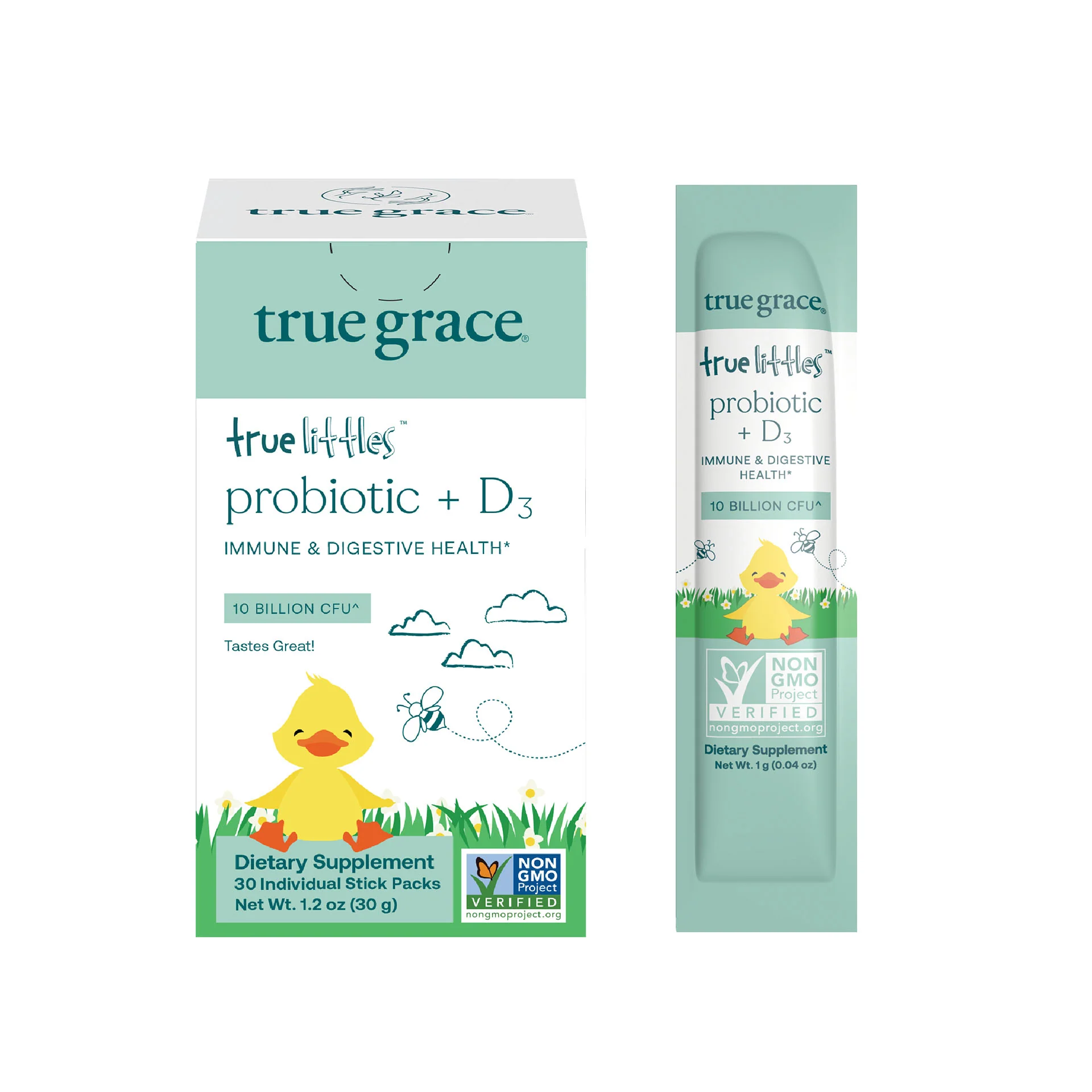 Durable True Grace True Littles™ Probiotic D3 Packets – Immune Digestive Health Powerful