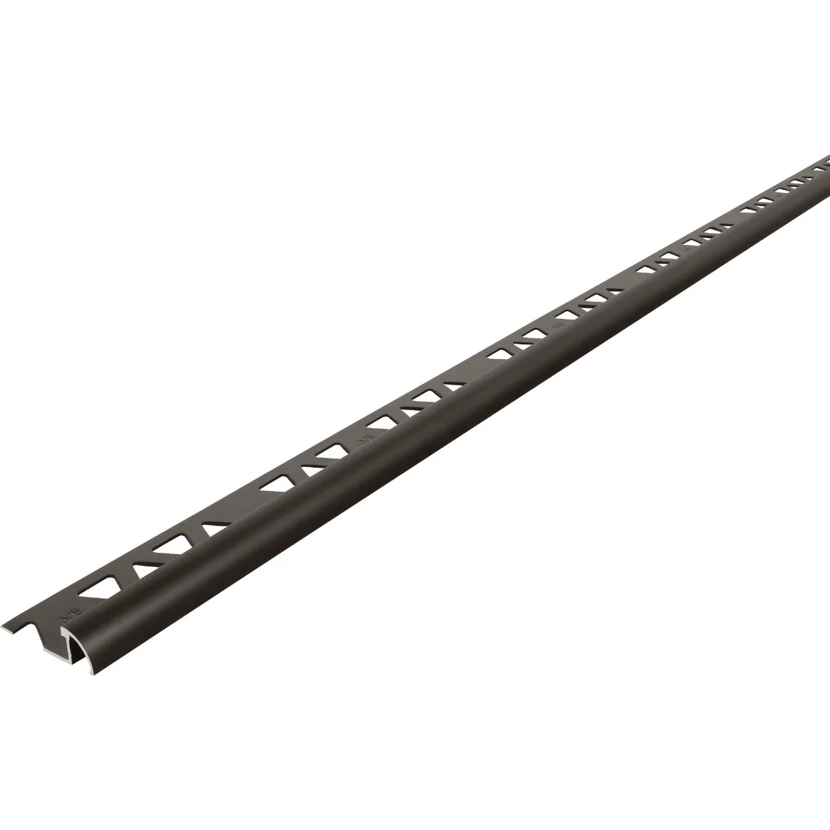 Premium M-D Building Products 3 8 In. x 8 Ft. Satin Antique Bronze Bullnose Tile Edging High-End