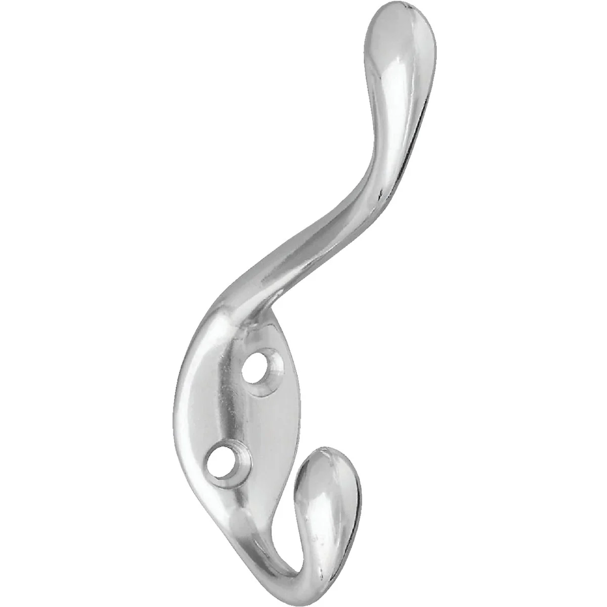 World-Class National Heavy-Duty Nickel Wardrobe Hook Official