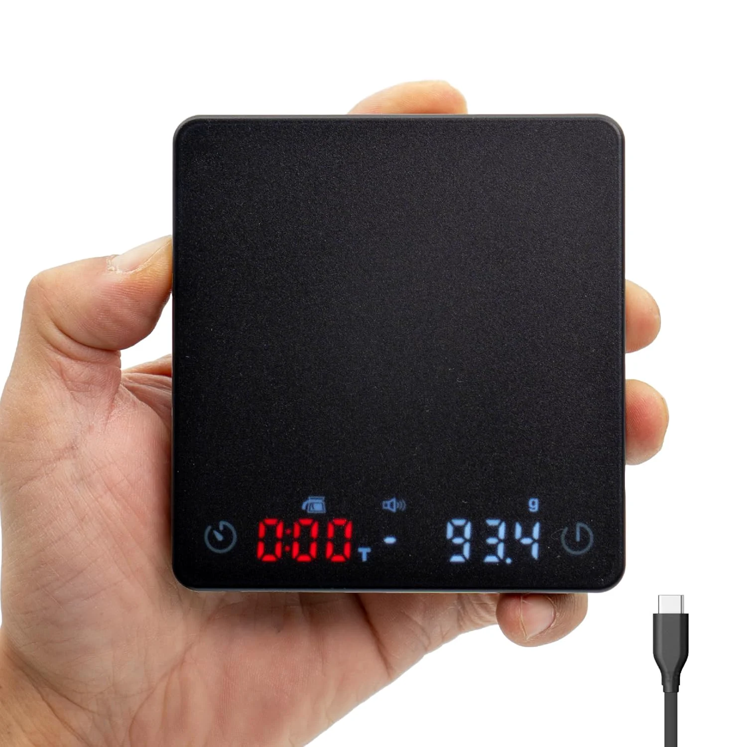 Smart Nano Coffee Scale with Timer Espresso Scale with Auto Tare Touch Sensor and Silicone Cover Contemporary
