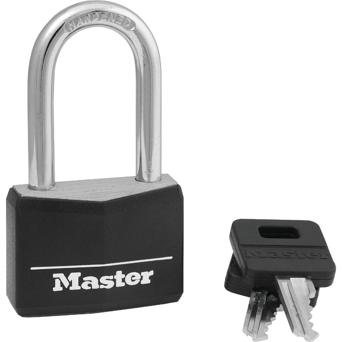 Authentic Master Lock 1-9 16 In. W. Covered Solid Body Padlock with 1-1 2 In. Shackle Environmentally Friendly