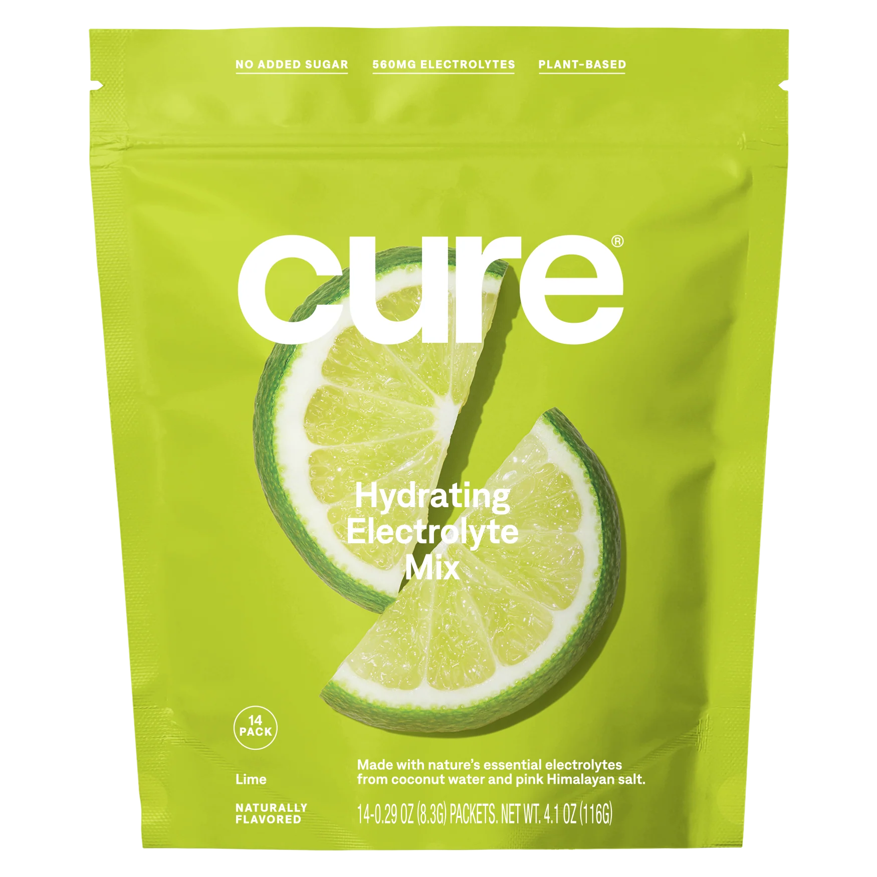 Elegant Cure Hydration Hydrating Electrolyte Drink Mix Natural