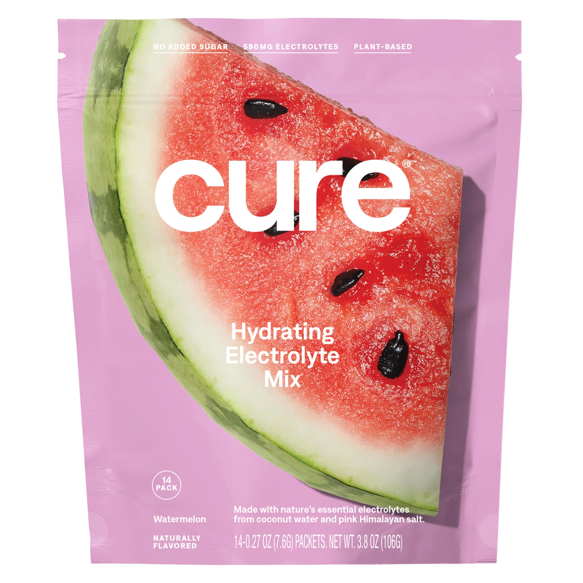 Pure Cure Hydration Hydrating Electrolyte Drink Mix Authentic