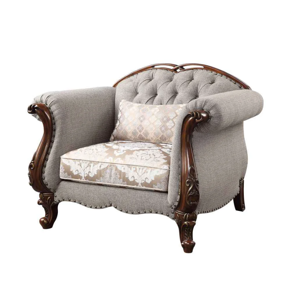Clean Miyeon – Chair With Pillow – Fabric Cherry Fashionable
