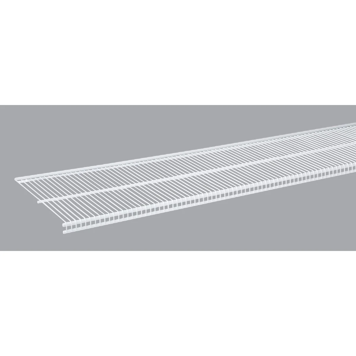 Luxury Organized Living domRail 8 Ft. W. x 16 in. D Profile Ventilated Closet Shelf White Eco-Friendly
