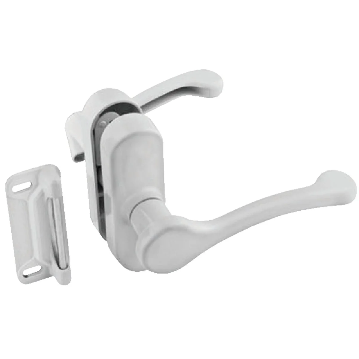 Comfortable National White Lever Screen Storm Door Latch Fine