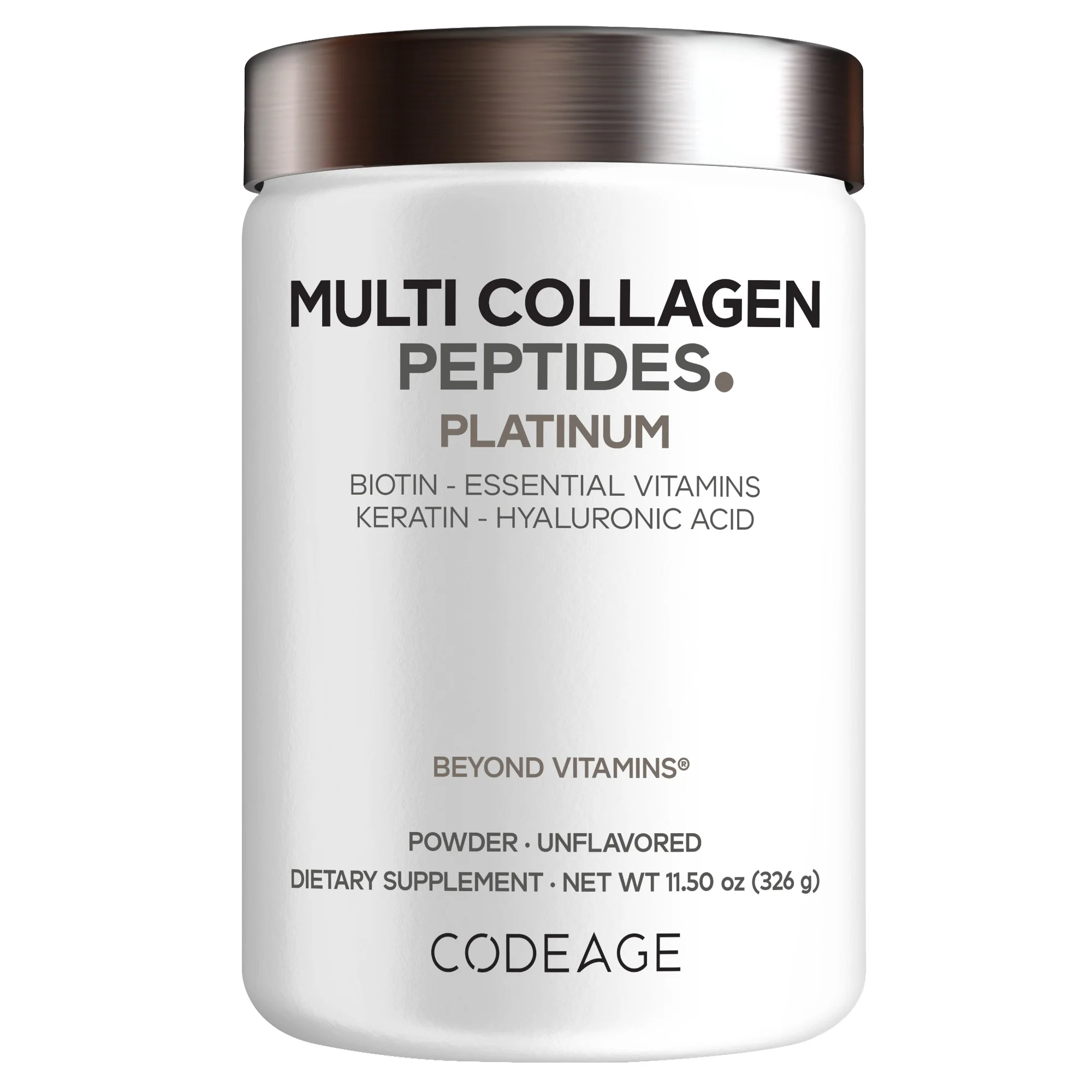 Powerful Codeage Multi Collagen Peptides Powder Platinum – Unflavored Comfortable