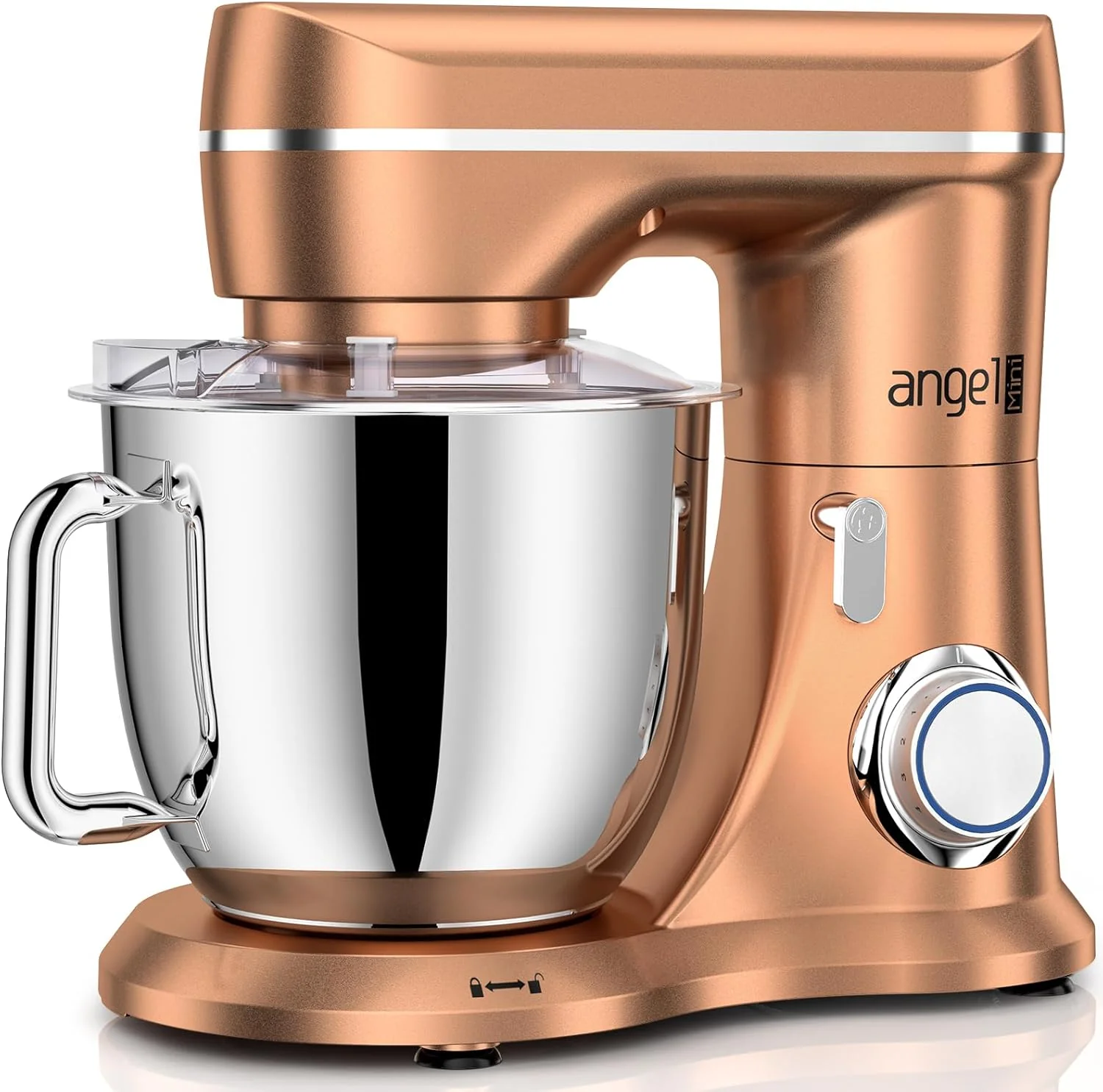 Verified Mini Angel Stand Mixer 10-Speed 5QT Kitchen Electric Mixer Tilt-Head Food Mixer with Dough Hook Wire Whisk Flat Beater Detailed