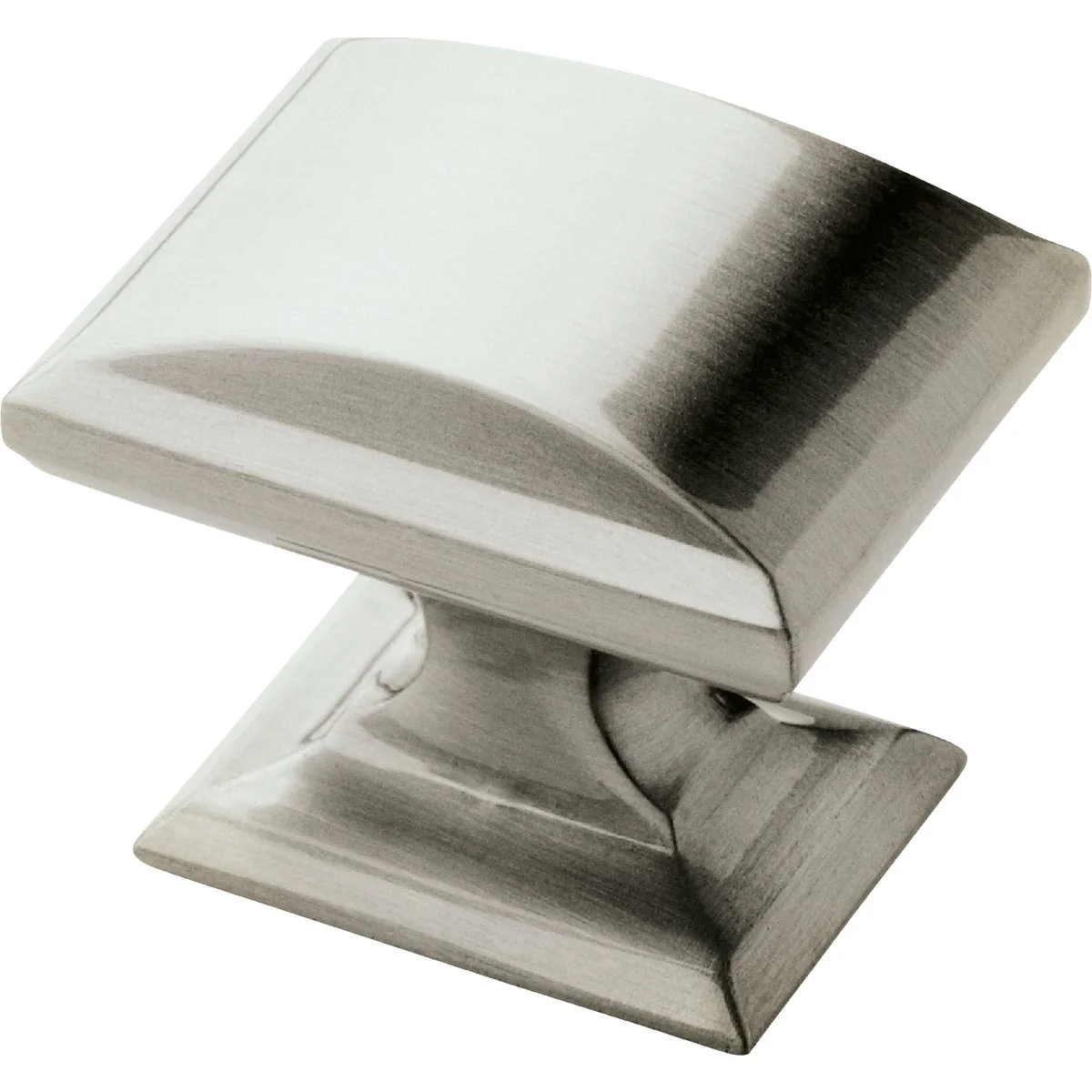 World-Class Amerock Candler Satin Nickel 1-1 4 In. Cabinet Knob Sophisticated