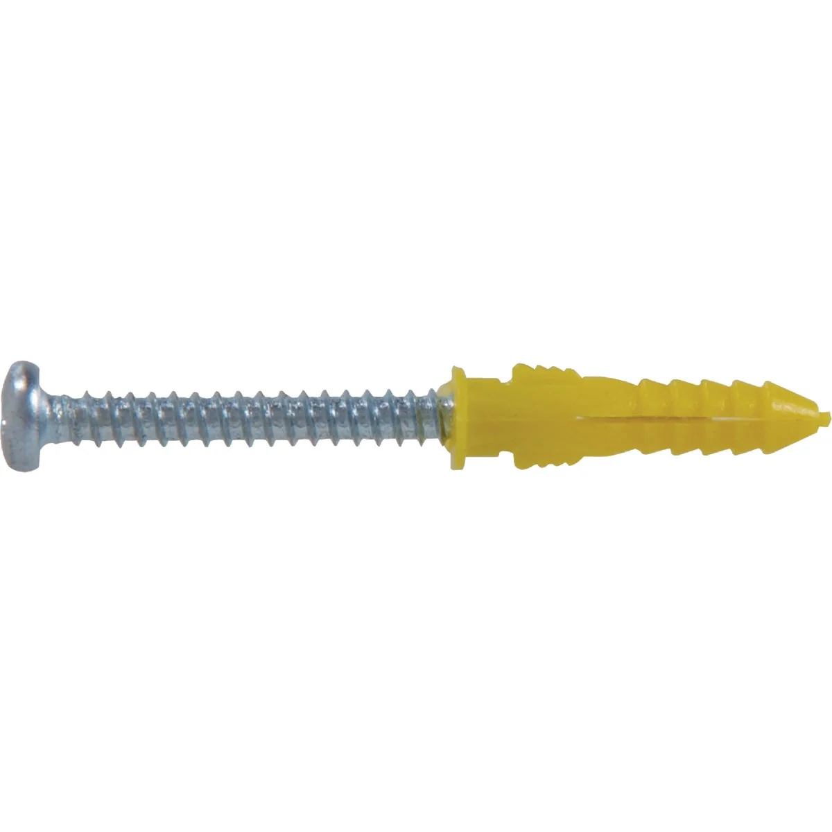 Genuine Hillman 4 – 6 – 8 Thread x 7 8 In. Yellow Ribbed Plastic Anchor 75 Ct. Professional