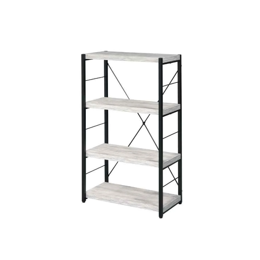 Genuine Jurgen – Bookshelf – Antique White Black Artisan
