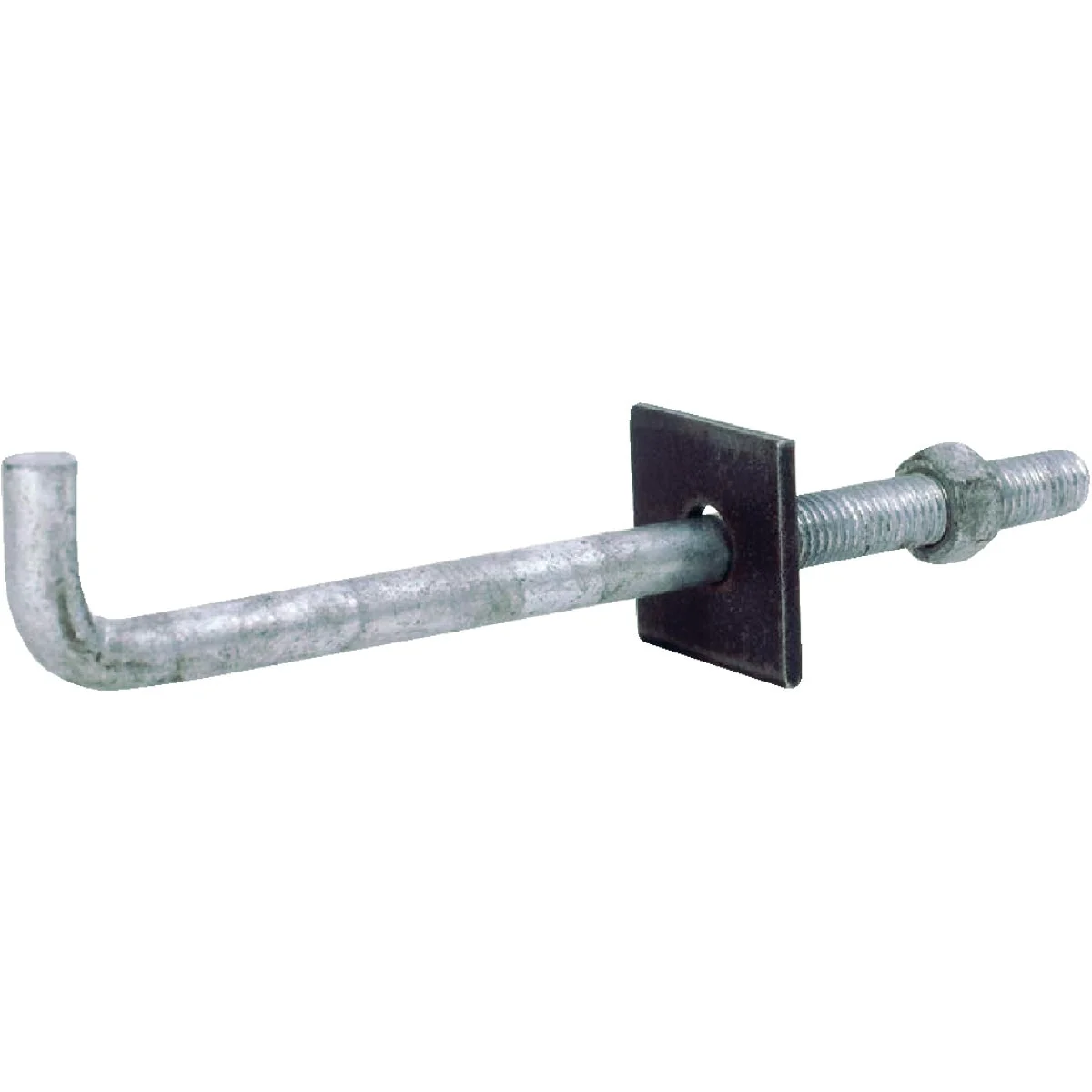 Natural Grip-Rite 5 8 In. X 10 In. Glavanized Anchor Bolt with Nut Square Washer 25 Ct. Artisan