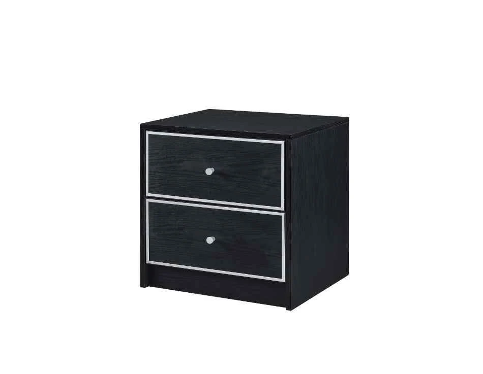 Unique Jabir – Accent Table – Black Silver Smart