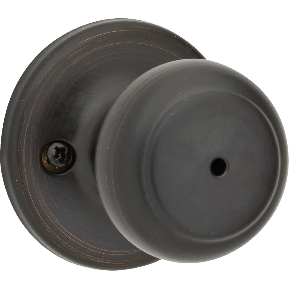 Specialty Kwikset Cove Venetian Bronze Bed Bath Door Knob Modern