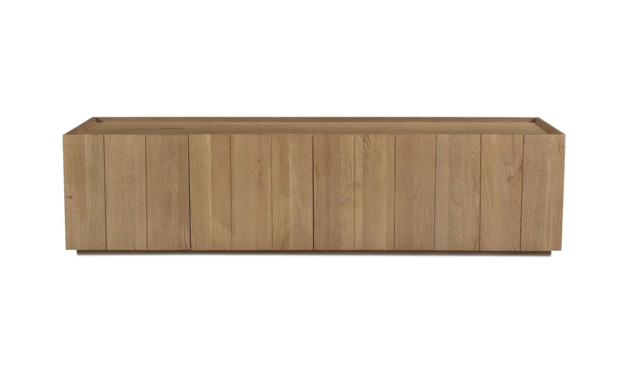 Recyclable Plank Media Cabinet Natural Safe