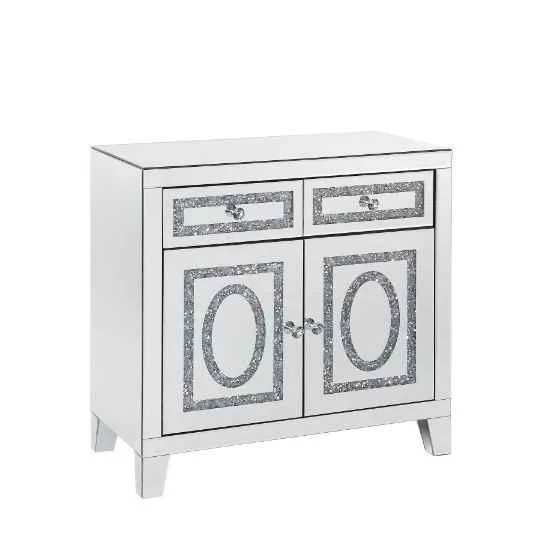Exceptional Noralie – Cabinet – Mirrored Faux Diamonds Optimized
