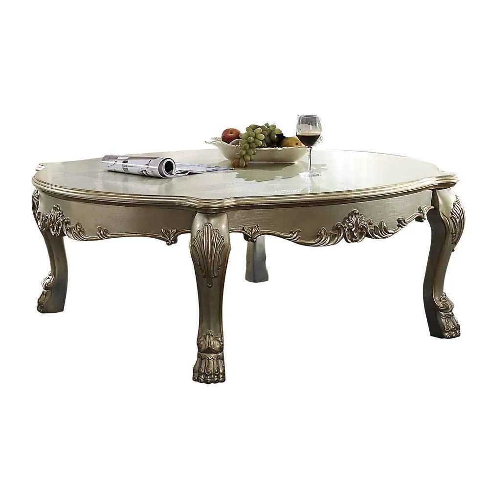 Casual Dresden II – Coffee Table – Gold Patina Bone Fast