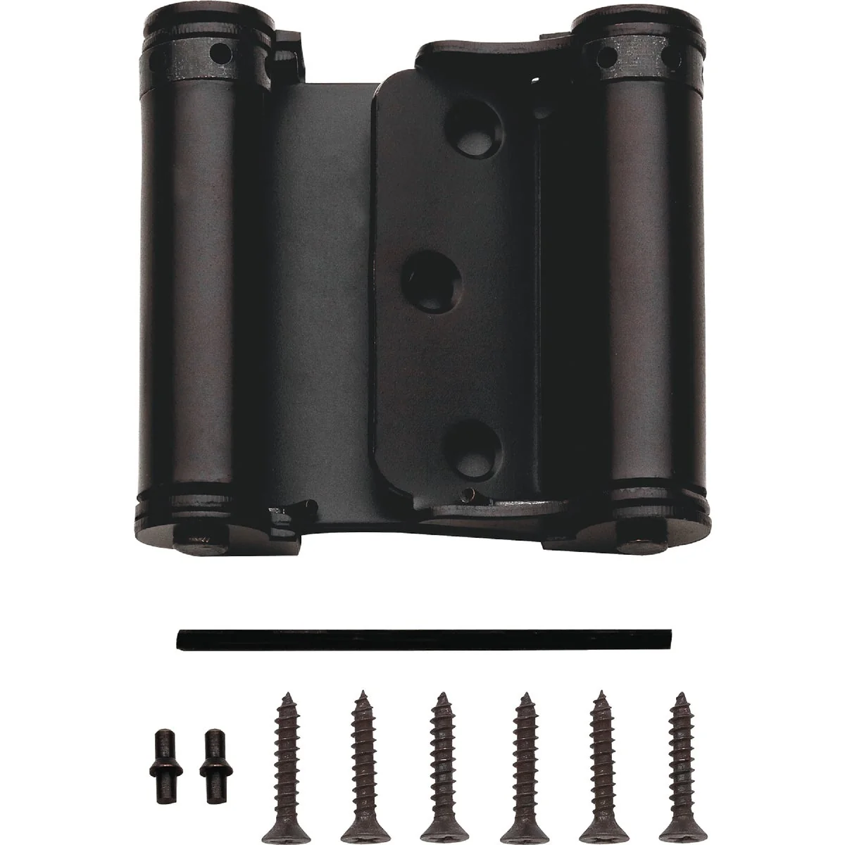 Consistent National 3 In. Oil Rubbed Bronze Double-Acting Spring Door Hinge Functional
