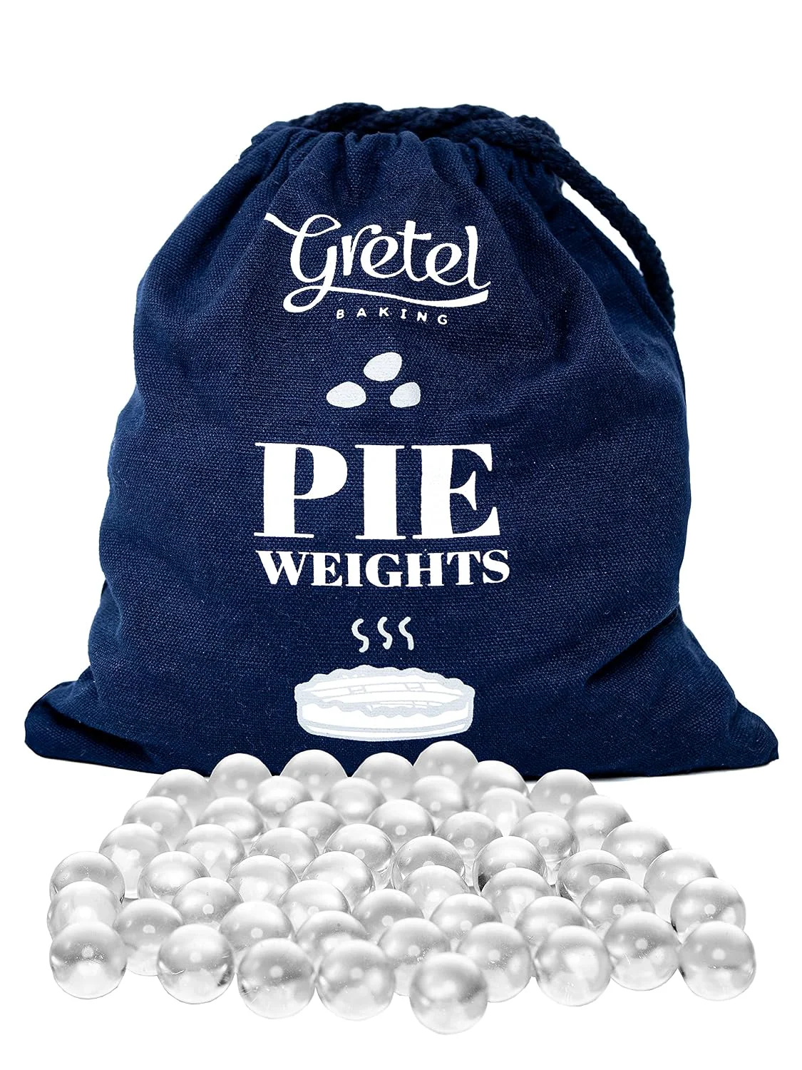 Verified Glass Pie Weights for Baking Crust – Non-Porous BPA and Dust Borosilicate Glass Pie Crust Weights – Heat zer and Food Safe – Storage Bag Included 2.5 LB Green