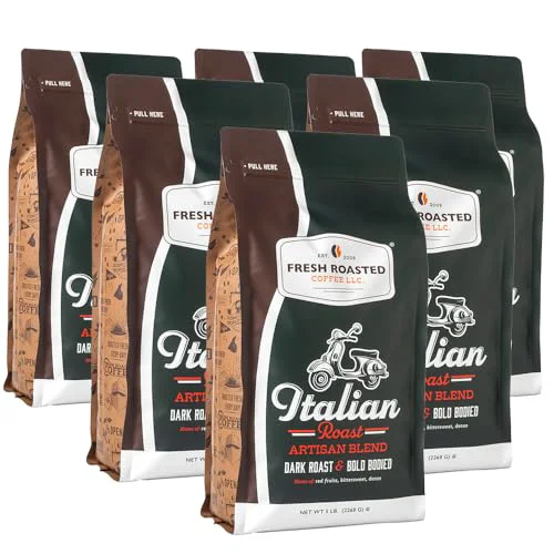Certified Italian Roast Whole Bean Coffee 480 Ounce Flexible