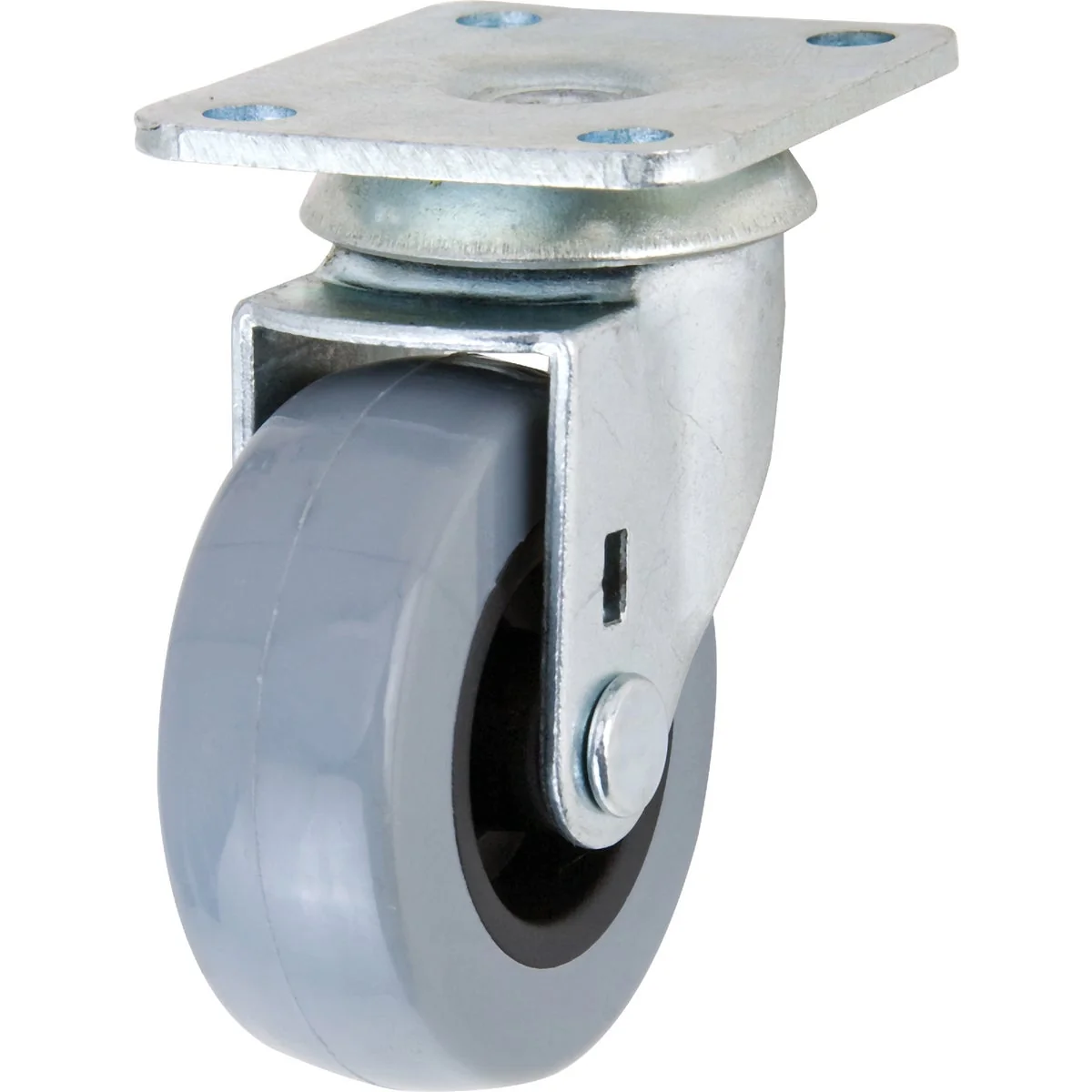 Premium Material Shepherd 2 In. Thermoplastic Swivel Plate Caster Natural