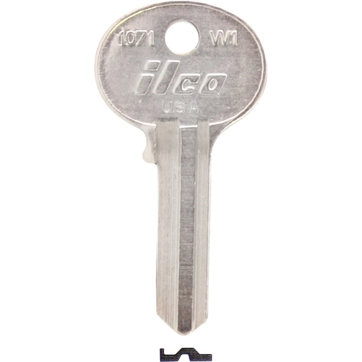 Secure ILCO Wilson Nickel Plated Cam Lock Key 10-Pack Exceptional