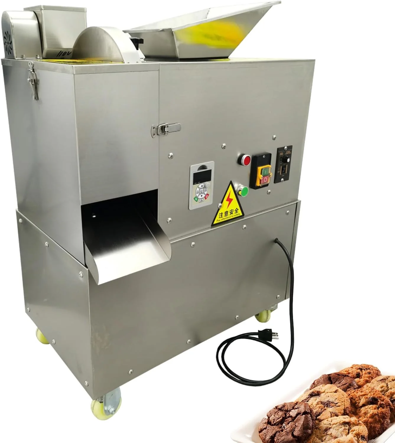 Proven Commercial Dough Divider Multifunction Electric Dough Cutting Machine Can be Used to Process Dough 2.47oz-10.58oz 70g-300g for Pizza Desserts Exceptional