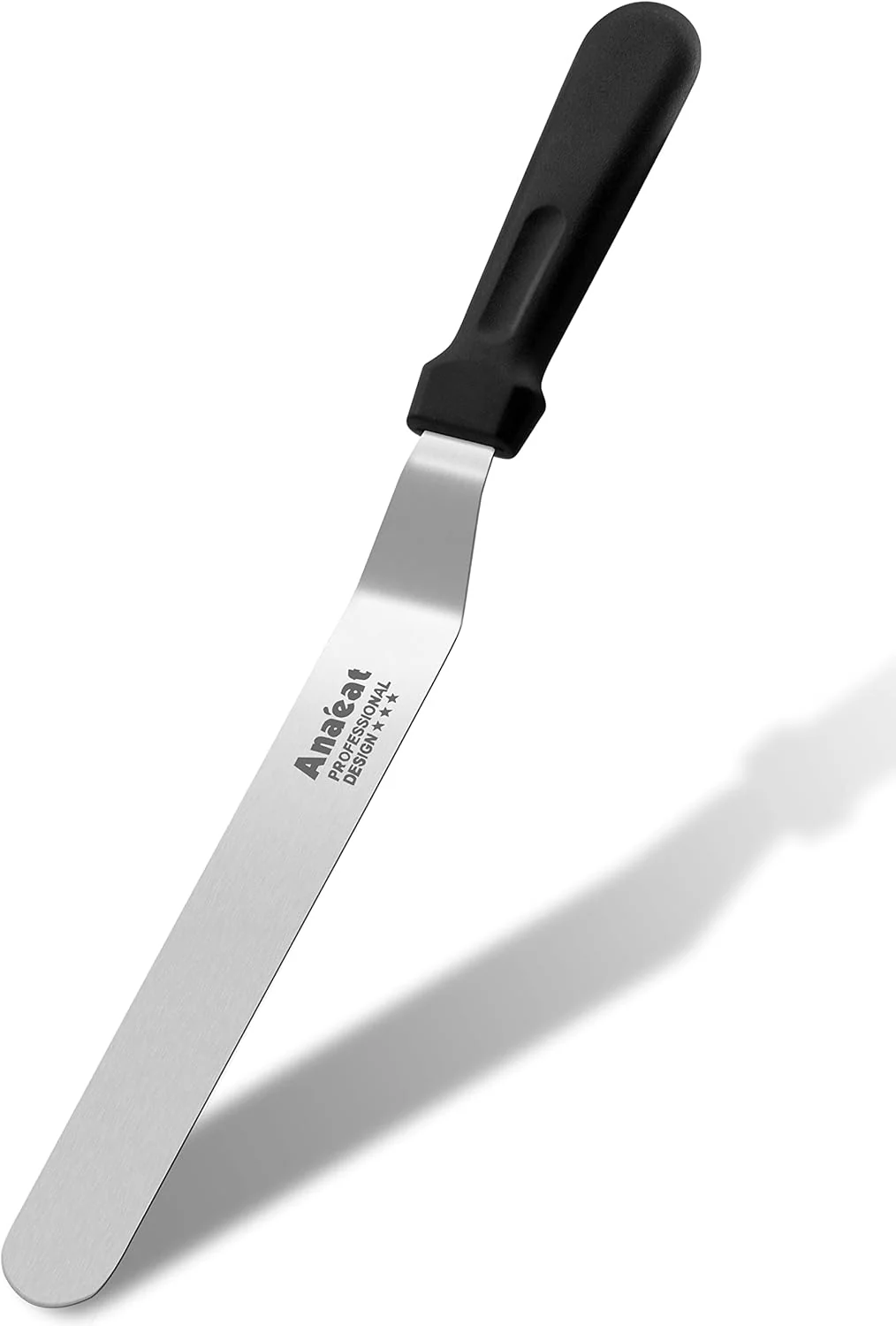 Refined Anaeat Icing Spatula Professional Cake Angled Offset Spatula with 10 Stainless Steel Blade Sophisticated