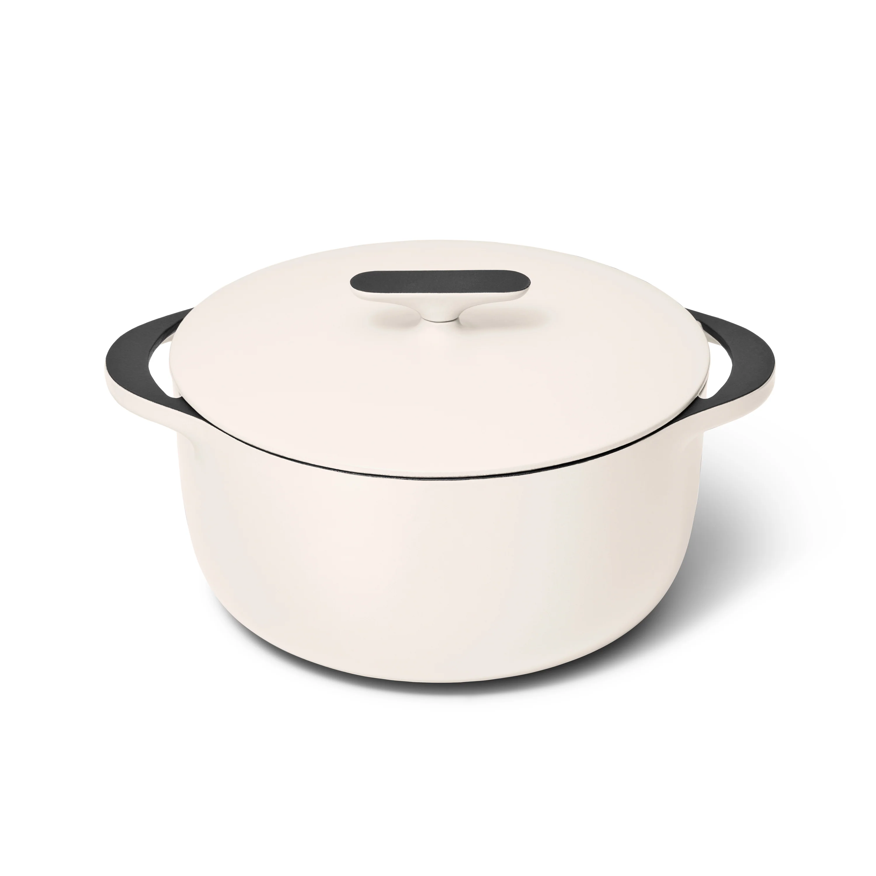 Next-Generation Caraway Enameled Cast Iron Dutch Oven with Flat Lid 6.5 qt Green